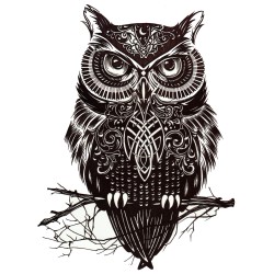 Le Hibou Mystique Ornemental