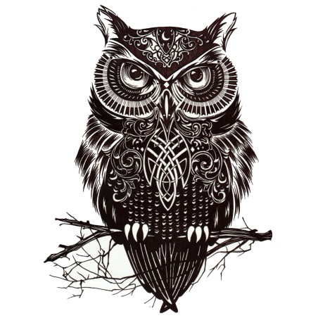 Le Hibou Mystique Ornemental